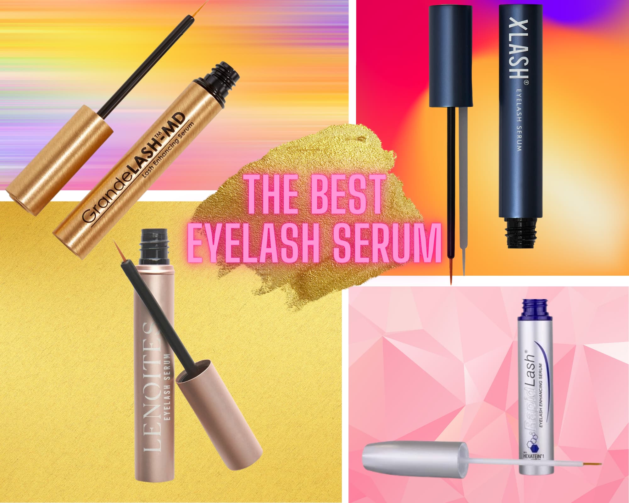 Lenoites, RapidLash, Xlash & GrandeLash: Which Lash Serum Wins?