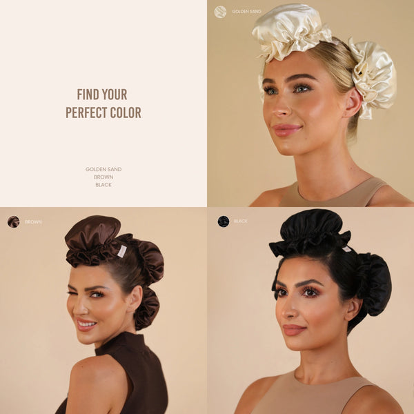 Heatless Curl Rods with Caps 3-Pack