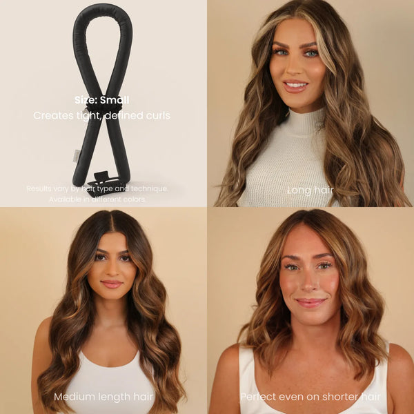 Heatless Curls in Mulberry Silk