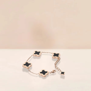 Bracelet Rosegold Black