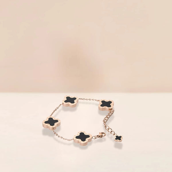 Bracelet Rosegold Black