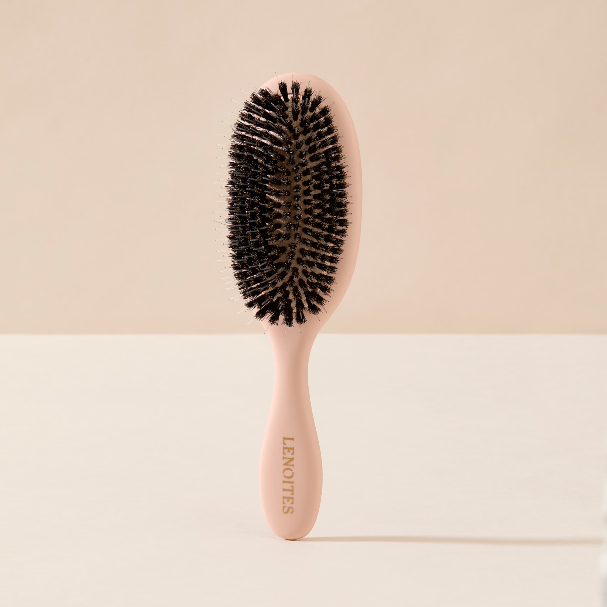 Hair Brush Wild Boar with pouch and cleaner tool