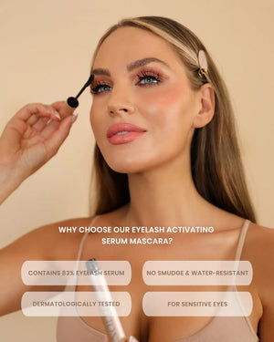 Benefits with Lenoites Eyelash Activating Serum Mascara