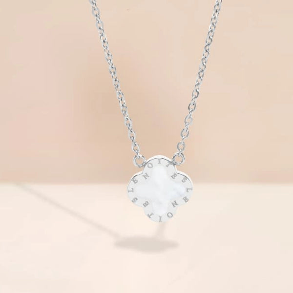 Necklace Mini Silver White