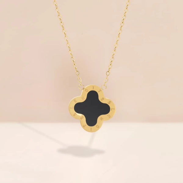 Necklace Gold Black