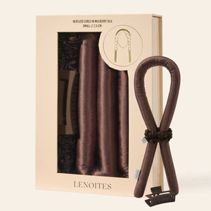 Heatless Curls in Mulberry Silk