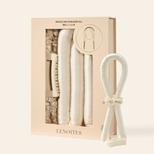 Heatless Curls in Mulberry Silk