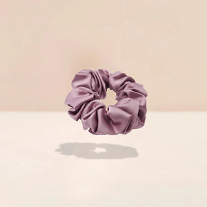 Mulberry Silk Scrunchie in Purple
