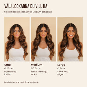 Heatless Curls in Mulberry Silk