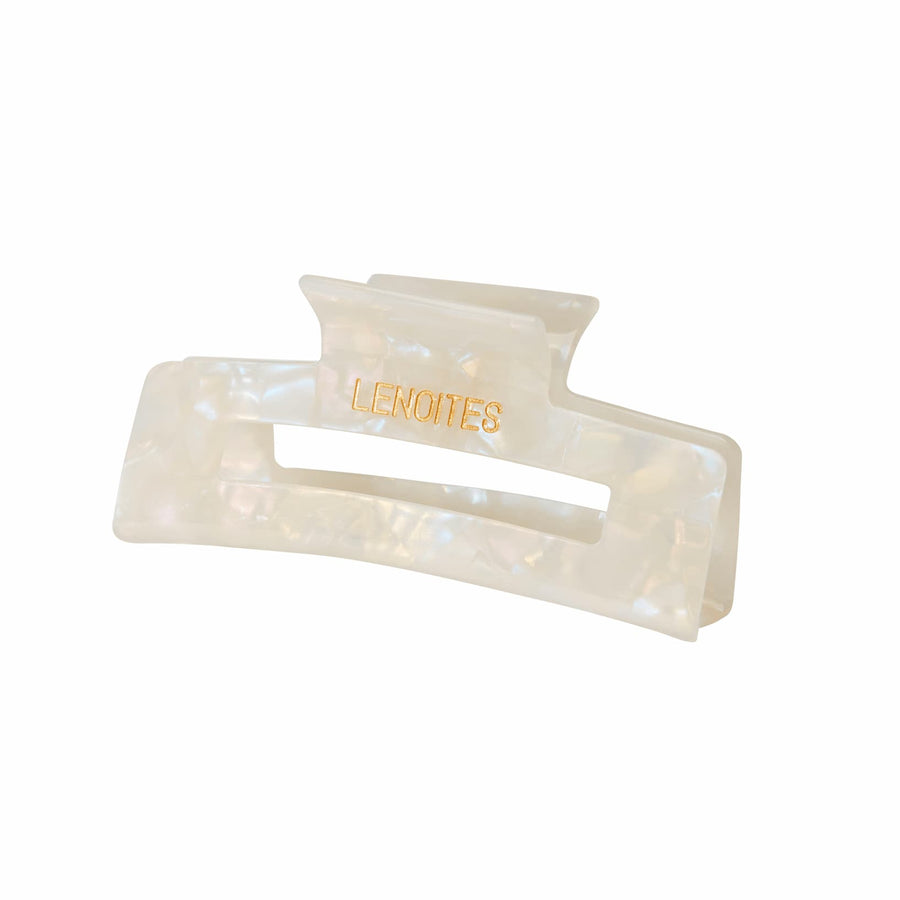 Premium Eco-Friendly Hair Claw - Pearly White